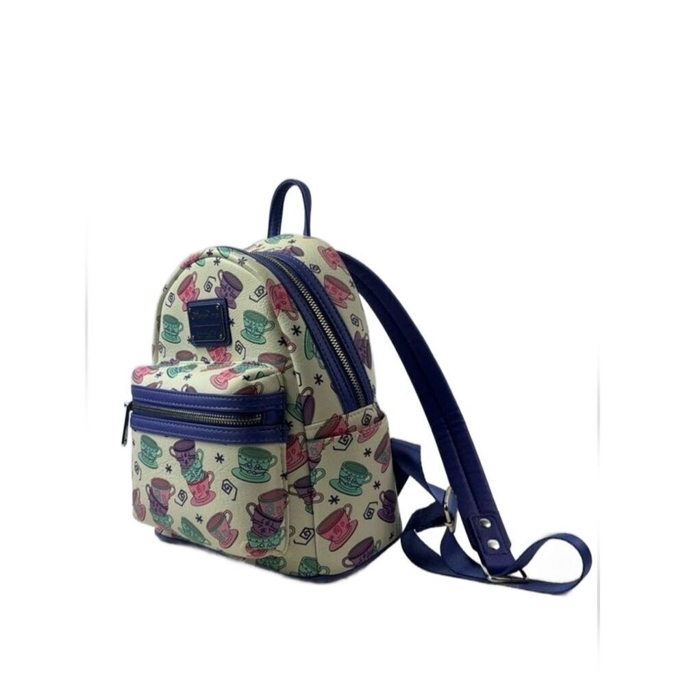 Disney Parks Loungefly Mad Tea Party Mini Backpack Alice‎ In Wonderland Tea Cups